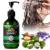 3 IN 1 Black Castor + Lavender + Argan Oil Shampoo Aliver - 300 ml
