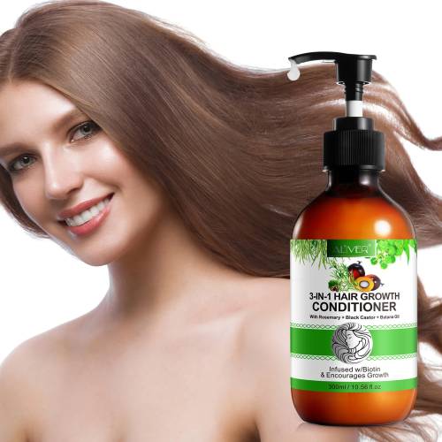 3 IN 1 Rosemary + Black Castor + Batana Oil Conditioner Aliver - 300 ml
