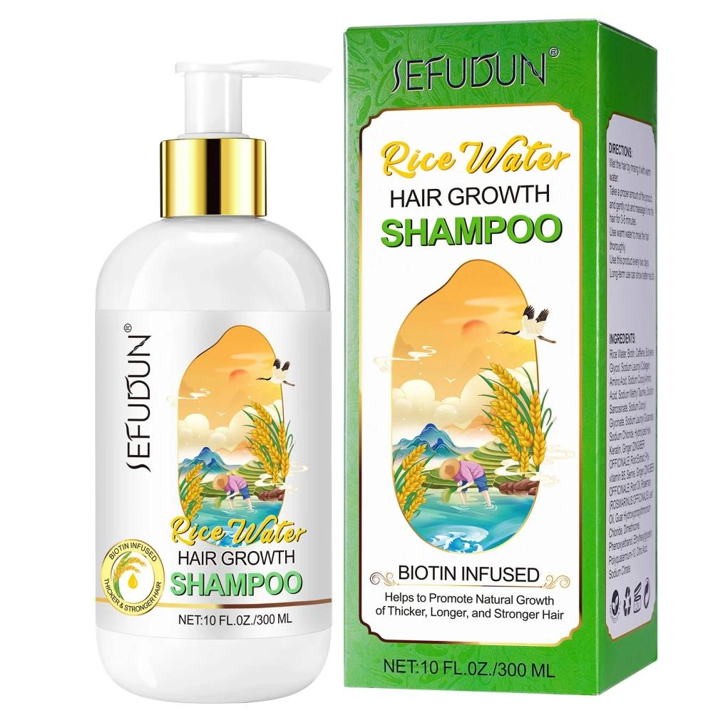 Rice Water Hair Growth Shampoo Sefudun - 300 ml