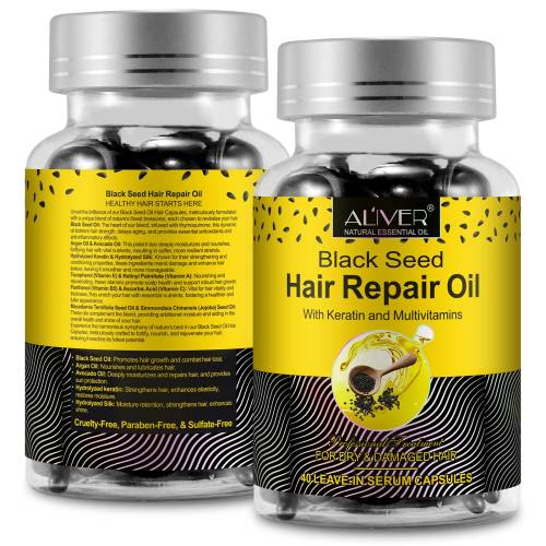 Black Seed Hair Repair Oil Capsules - 40 pcs.