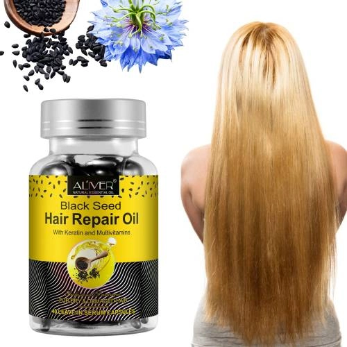 Black Seed Hair Repair Oil Capsules - 40 pcs.