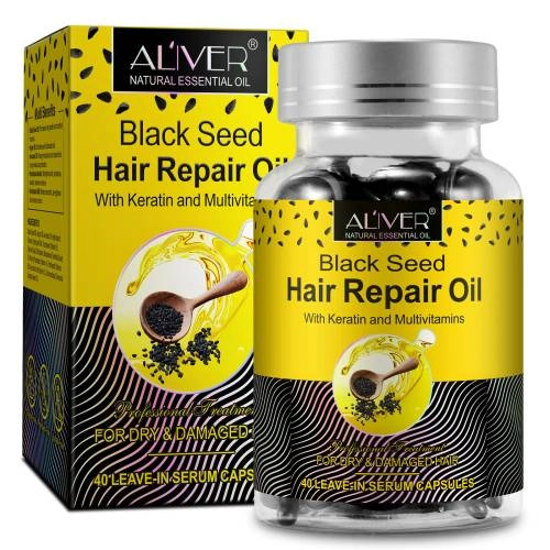 Black Seed Hair Repair Oil Capsules - 40 pcs.
