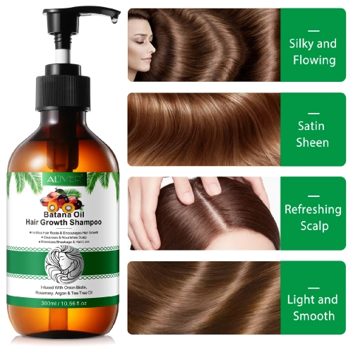 Batana Oil Hair Growth Shampoo Aliver - 300 ml