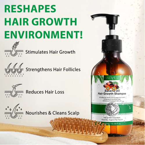 Batana Oil Hair Growth Shampoo Aliver - 300 ml