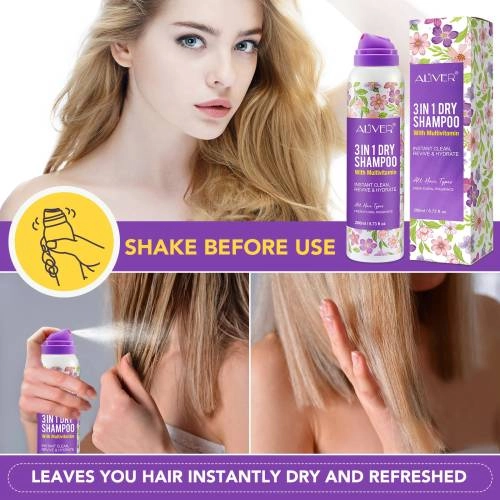 Aliver 3 IN 1 Dry Shampoo - 200 ml