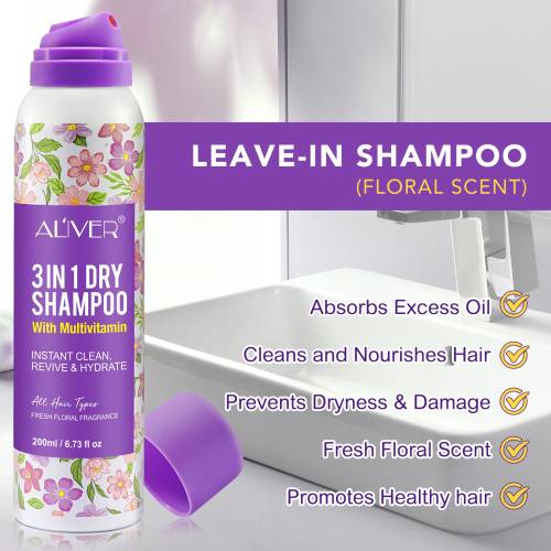 Aliver 3 IN 1 Dry Shampoo - 200 ml