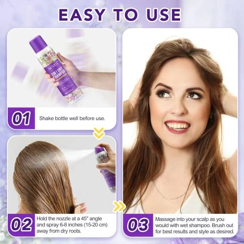 Aliver 3 IN 1 Dry Shampoo - 200 ml