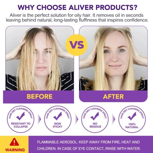 Aliver 3 IN 1 Dry Shampoo - 200 ml