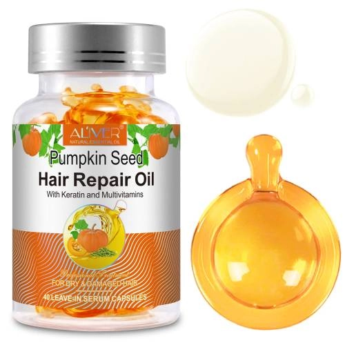 Pumpkin Seed Hair Repair Oil Capsules - 40 pcs.