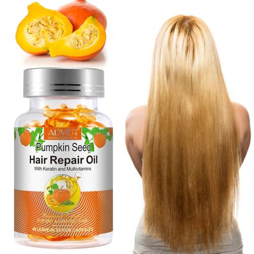 Pumpkin Seed Hair Repair Oil Capsules - 40 pcs.