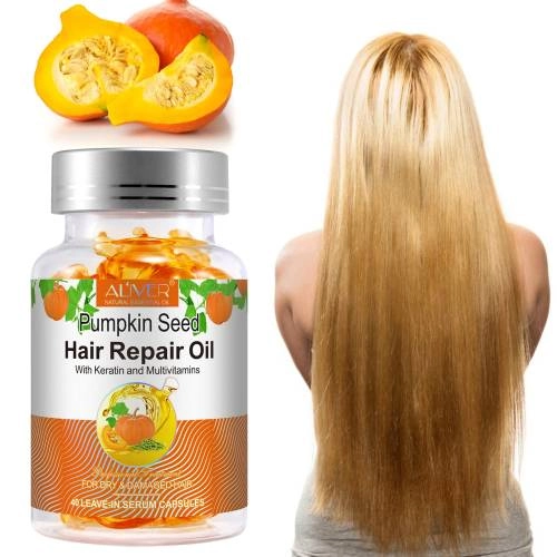 Pumpkin Seed Hair Repair Oil Capsules - 40 pcs.