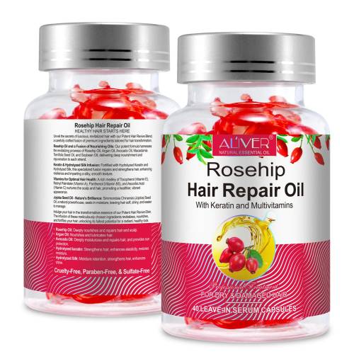 Rosehip Hair Repair Oil Capsules - 40 pcs.
