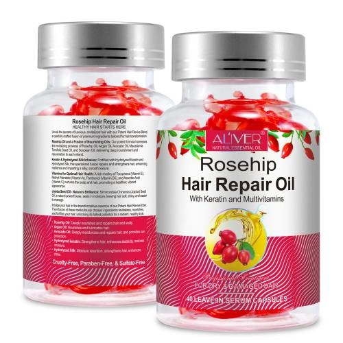 Rosehip Hair Repair Oil Capsules - 40 pcs.