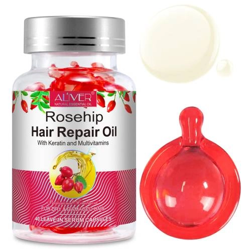 Rosehip Hair Repair Oil Capsules - 40 pcs.