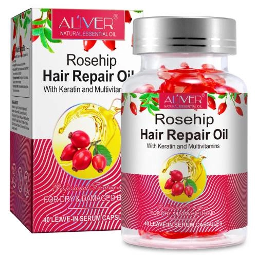 Rosehip Hair Repair Oil Capsules - 40 pcs.